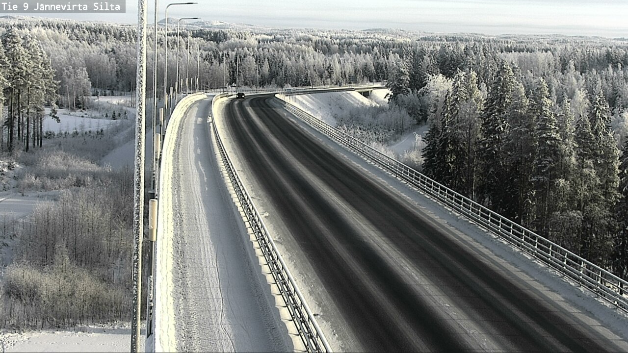 Weather Camera Image Väg 9 Kuopio, Jännevirran silta, Kuopio, Pohjois-Savo