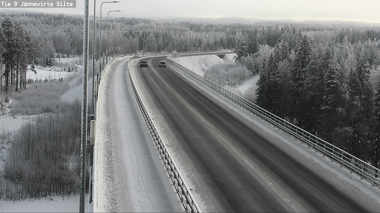 Weather Camera Image Väg 9 Kuopio, Jännevirran silta, Kuopio, Pohjois-Savo