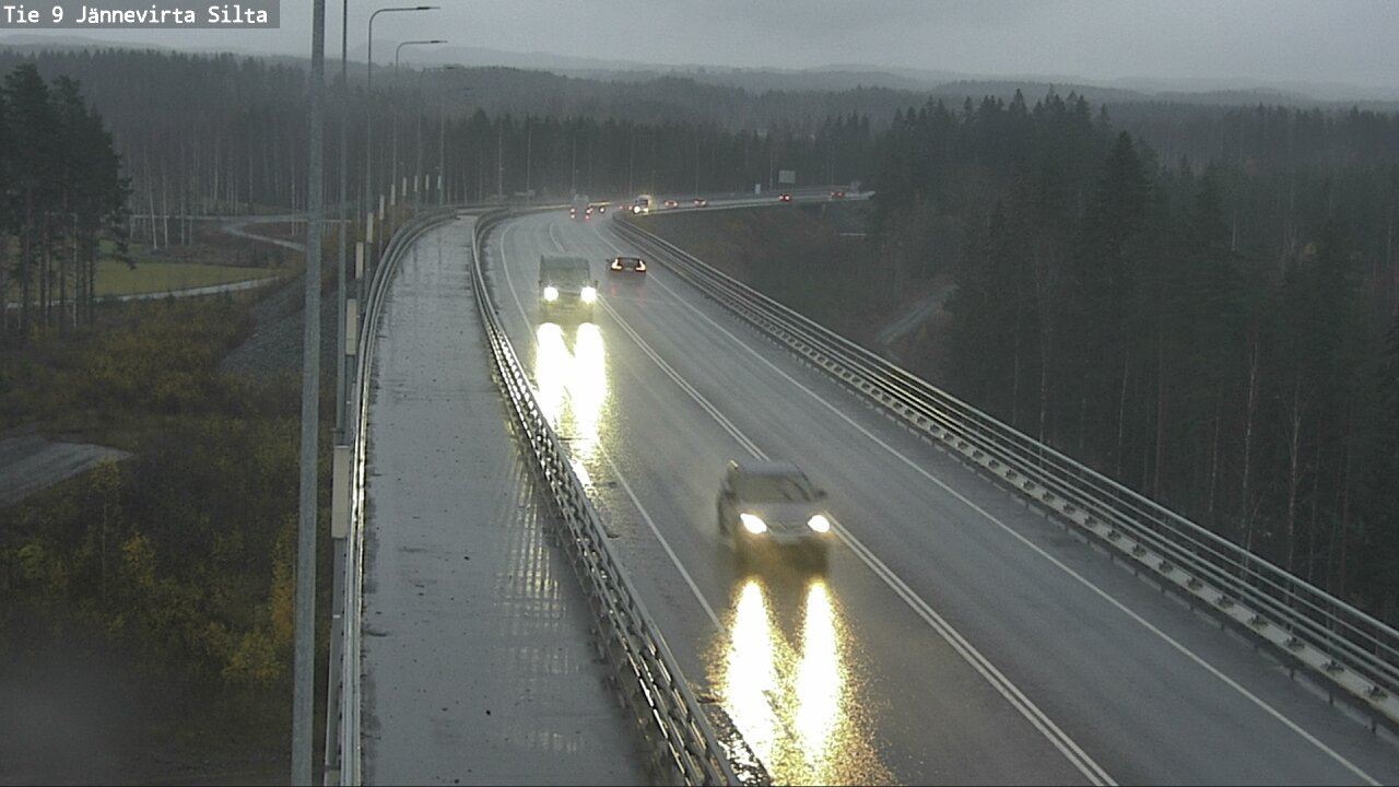 Weather Camera Image Väg 9 Kuopio, Jännevirran silta, Kuopio, Pohjois-Savo