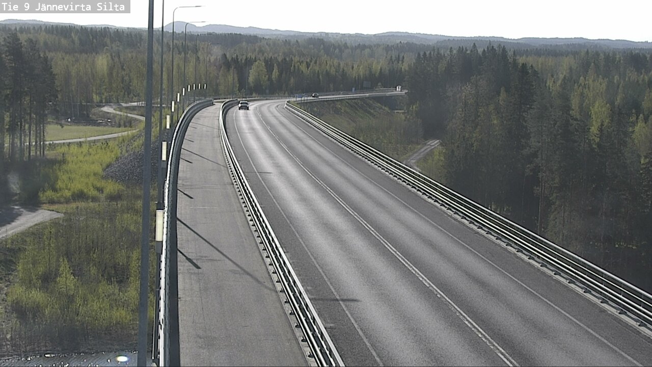 Weather Camera Image Road 9 Kuopio, Jännevirran silta, Kuopio, Pohjois-Savo