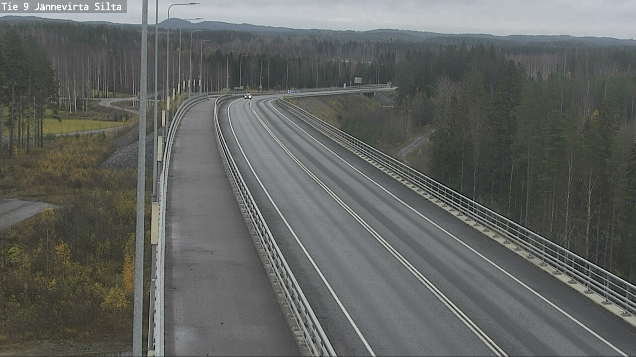 Weather Camera Image Väg 9 Kuopio, Jännevirran silta, Kuopio, Pohjois-Savo