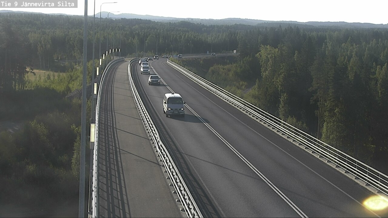 Weather Camera Image Road 9 Kuopio, Jännevirran silta, Kuopio, Pohjois-Savo