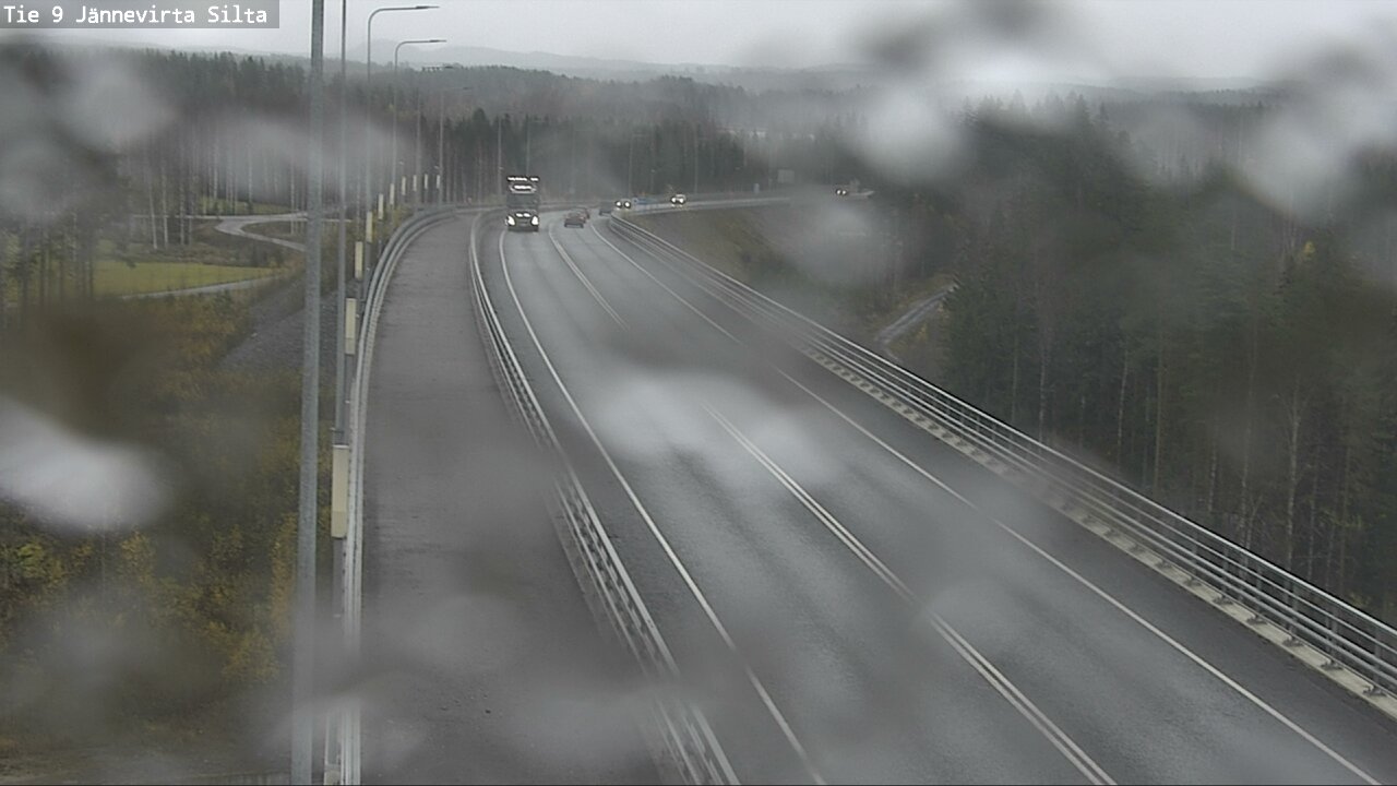 Weather Camera Image Väg 9 Kuopio, Jännevirran silta, Kuopio, Pohjois-Savo