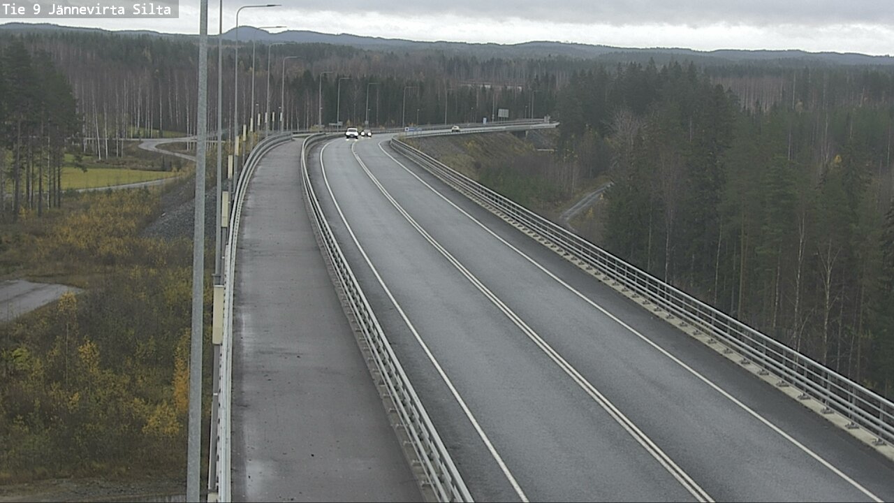 Weather Camera Image Väg 9 Kuopio, Jännevirran silta, Kuopio, Pohjois-Savo