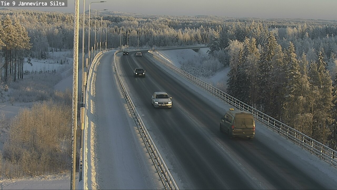 Weather Camera Image Väg 9 Kuopio, Jännevirran silta, Kuopio, Pohjois-Savo