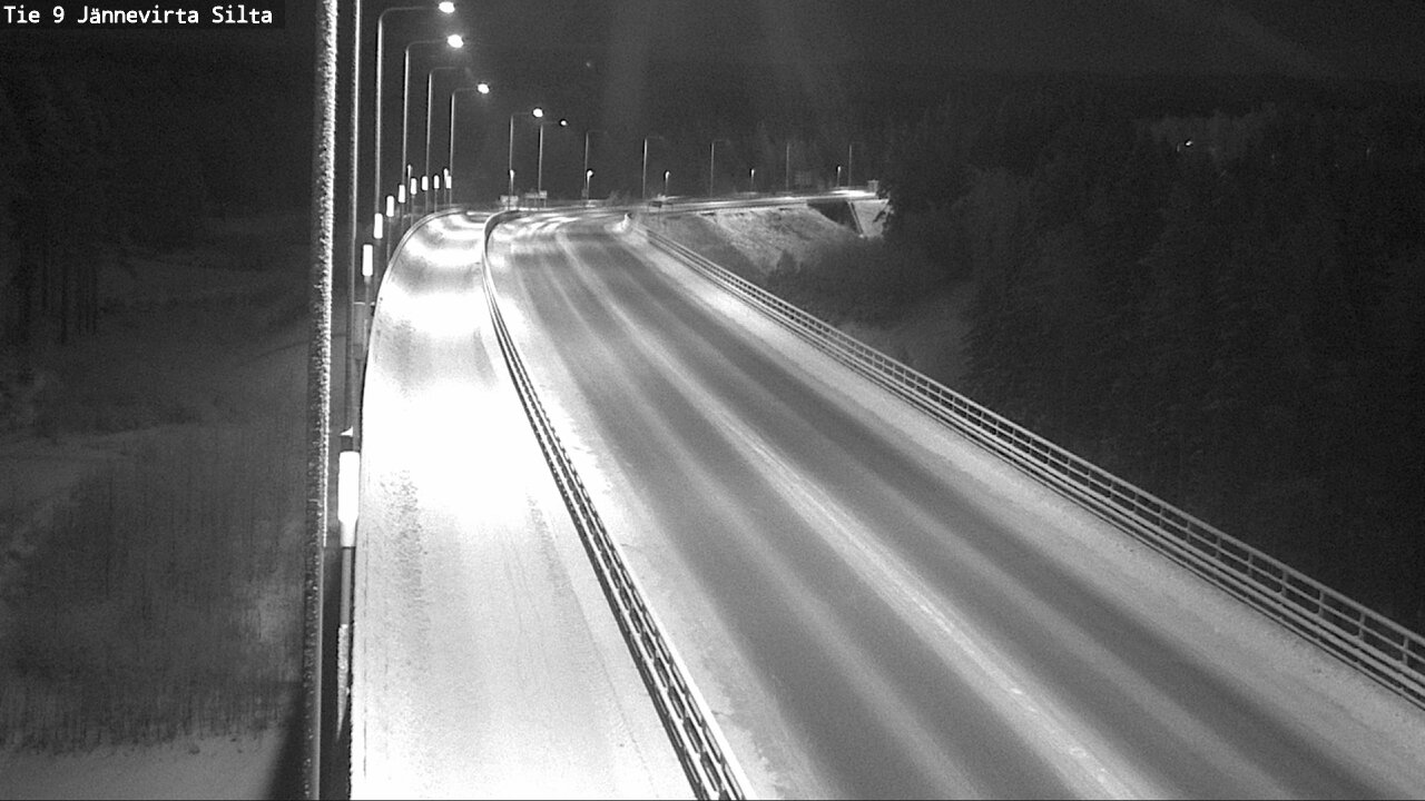 Weather Camera Image Väg 9 Kuopio, Jännevirran silta, Kuopio, Pohjois-Savo