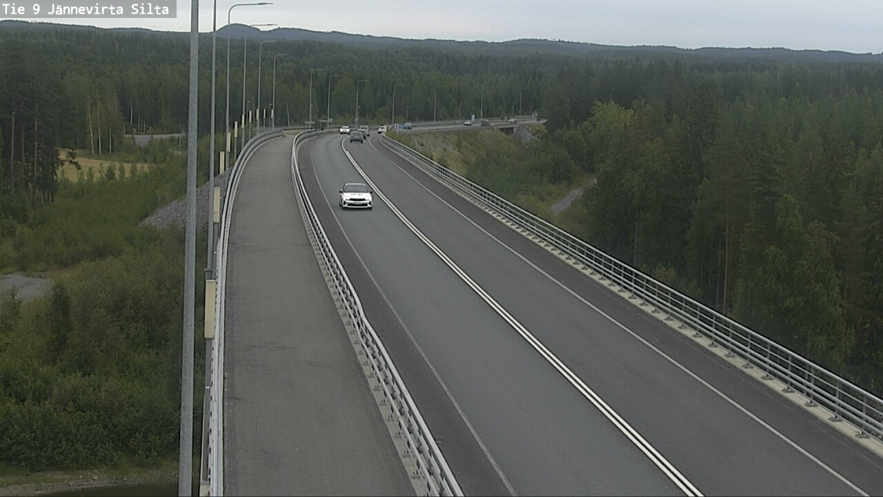 Weather Camera Image Road 9 Kuopio, Jännevirran silta, Kuopio, Pohjois-Savo