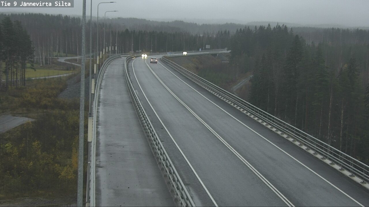 Weather Camera Image Väg 9 Kuopio, Jännevirran silta, Kuopio, Pohjois-Savo