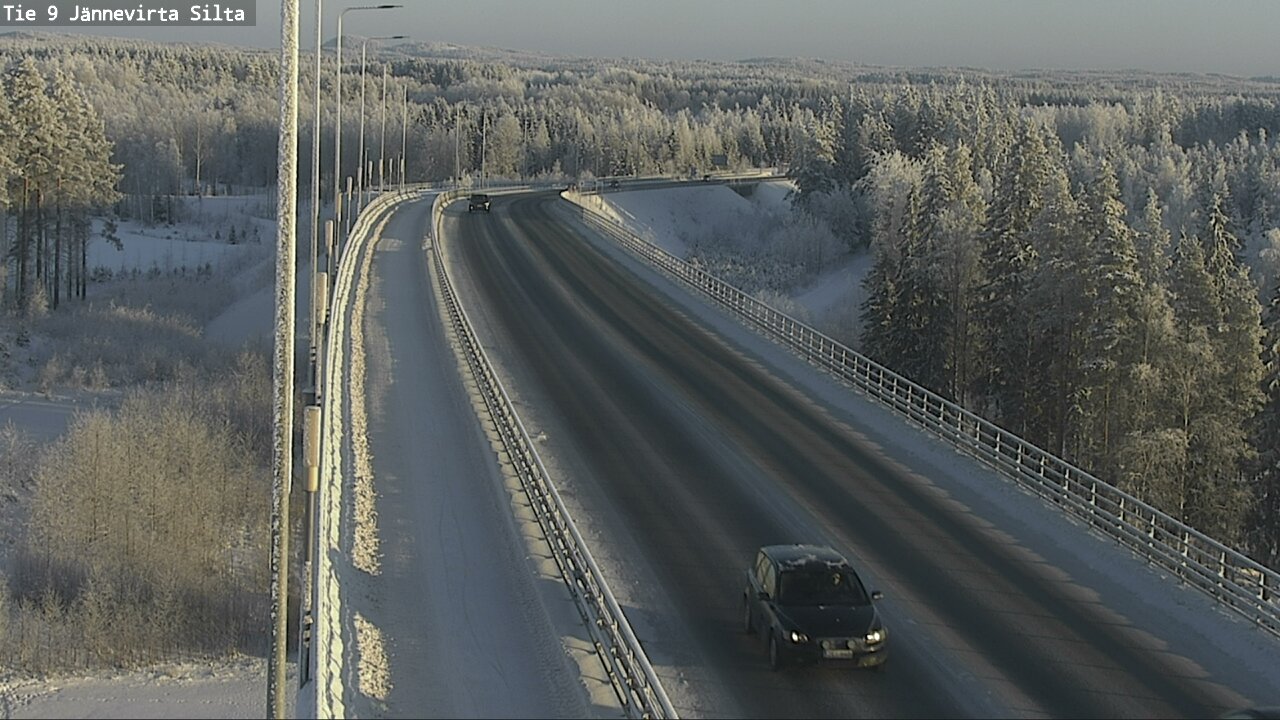 Weather Camera Image Väg 9 Kuopio, Jännevirran silta, Kuopio, Pohjois-Savo