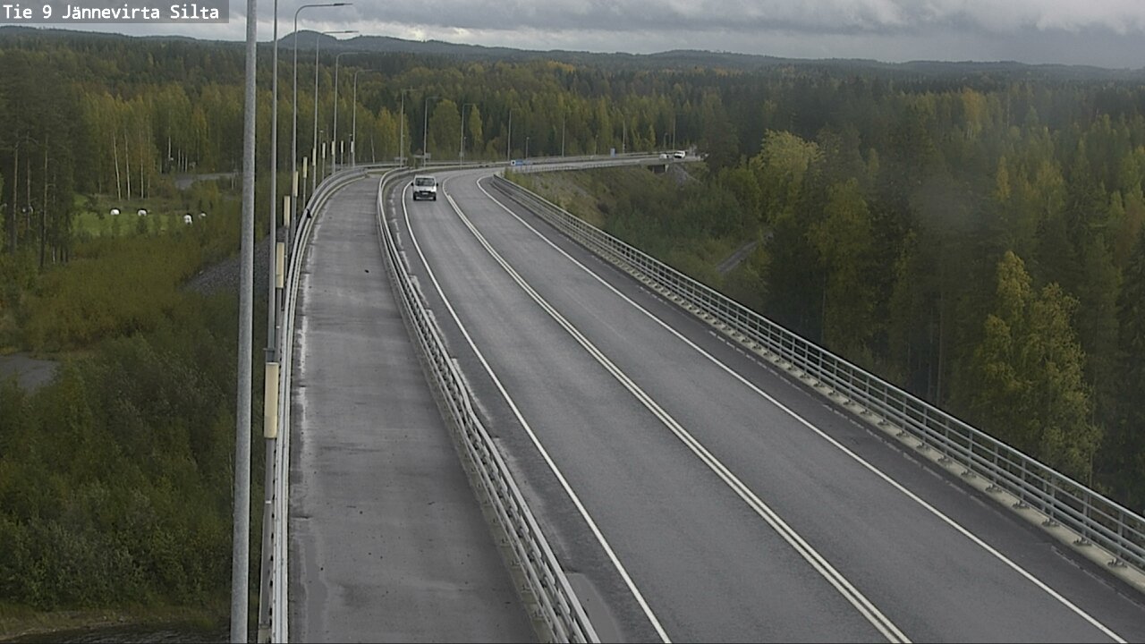 Weather Camera Image Road 9 Kuopio, Jännevirran silta, Kuopio, Pohjois-Savo