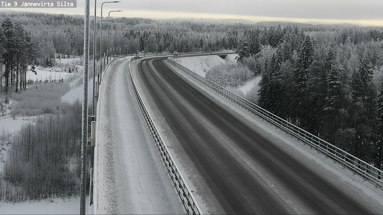 Weather Camera Image Väg 9 Kuopio, Jännevirran silta, Kuopio, Pohjois-Savo
