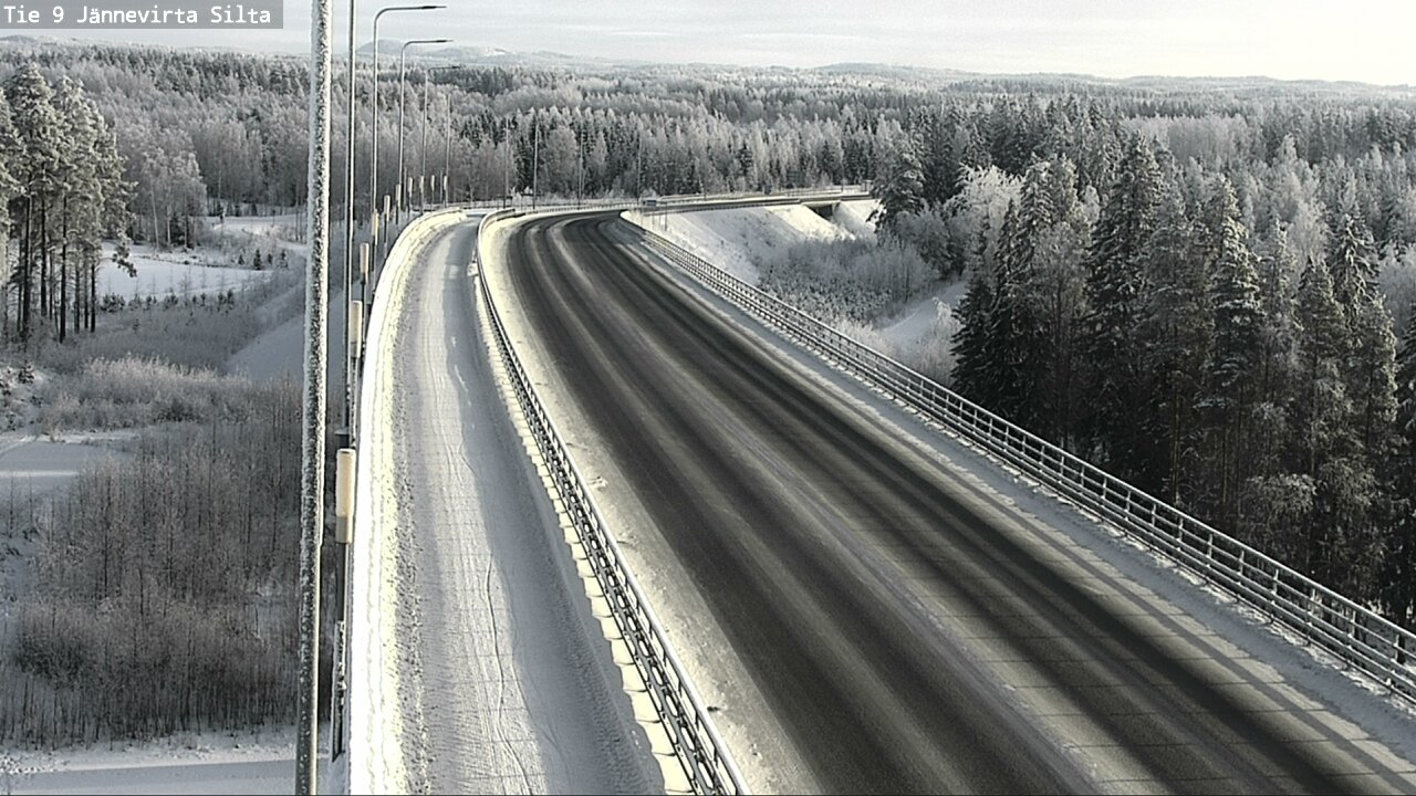 Weather Camera Image Väg 9 Kuopio, Jännevirran silta, Kuopio, Pohjois-Savo