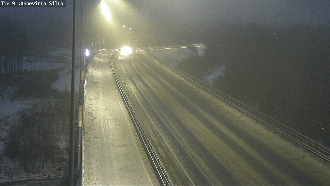 Weather Camera Image Road 9 Kuopio, Jännevirran silta, Kuopio, Pohjois-Savo