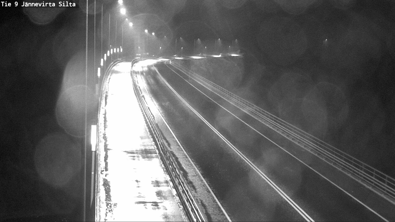 Weather Camera Image Road 9 Kuopio, Jännevirran silta, Kuopio, Pohjois-Savo