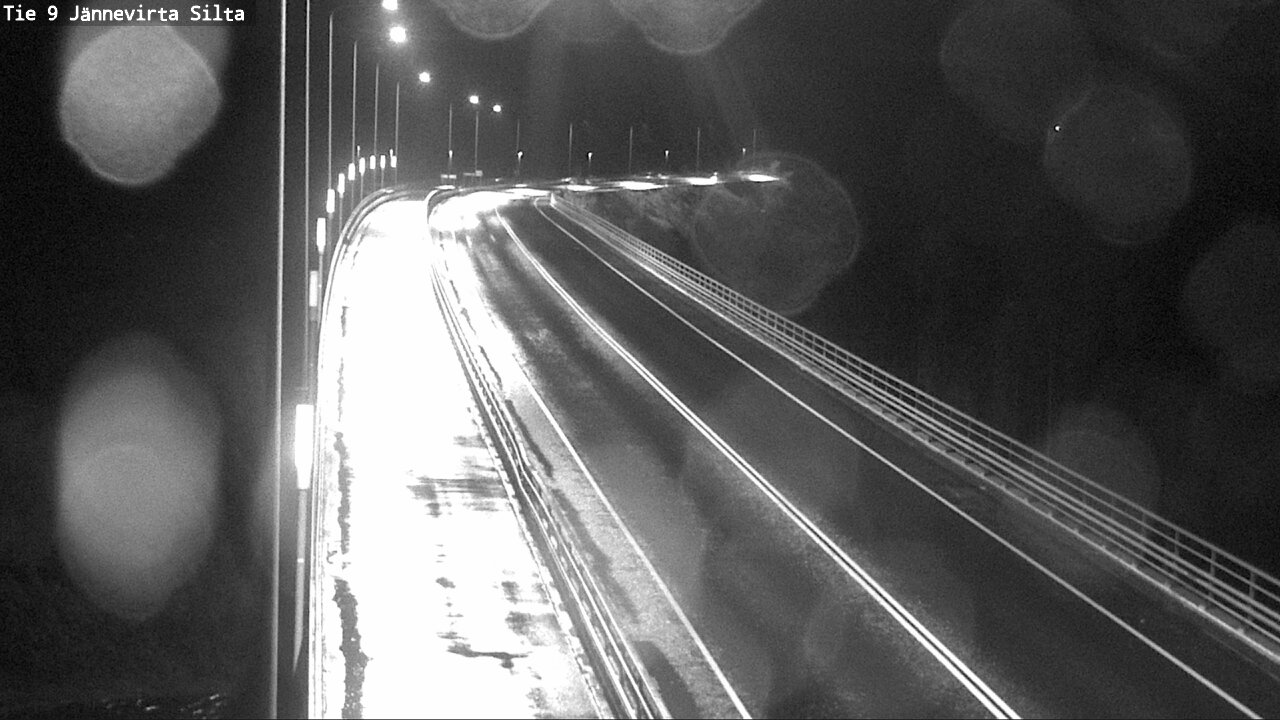 Weather Camera Image Road 9 Kuopio, Jännevirran silta, Kuopio, Pohjois-Savo