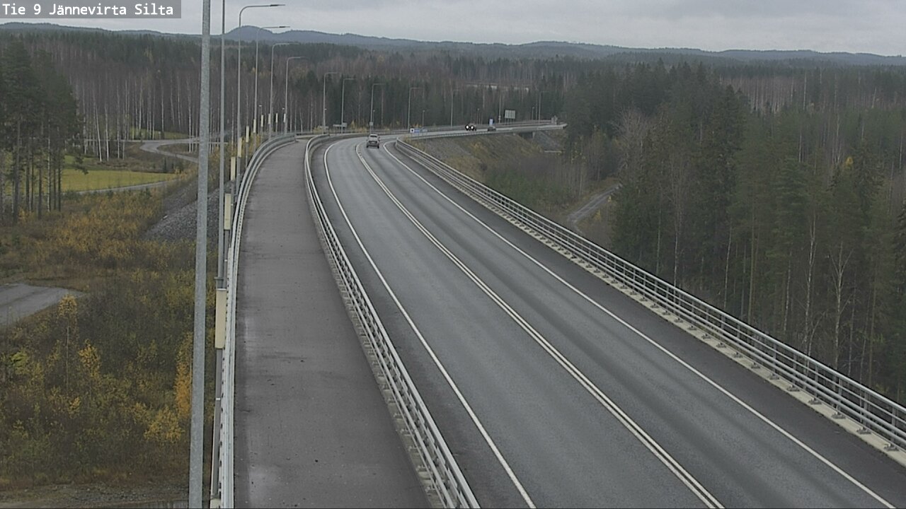 Weather Camera Image Väg 9 Kuopio, Jännevirran silta, Kuopio, Pohjois-Savo