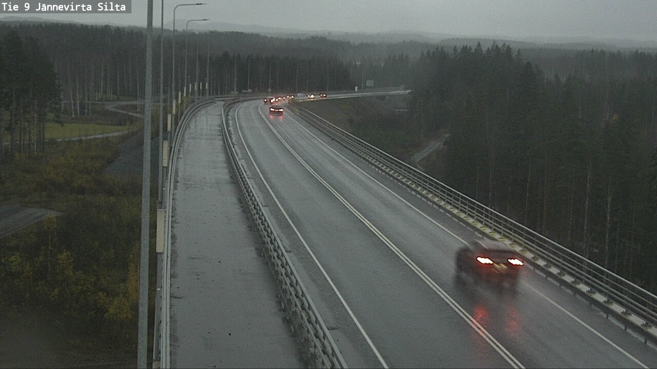 Weather Camera Image Väg 9 Kuopio, Jännevirran silta, Kuopio, Pohjois-Savo