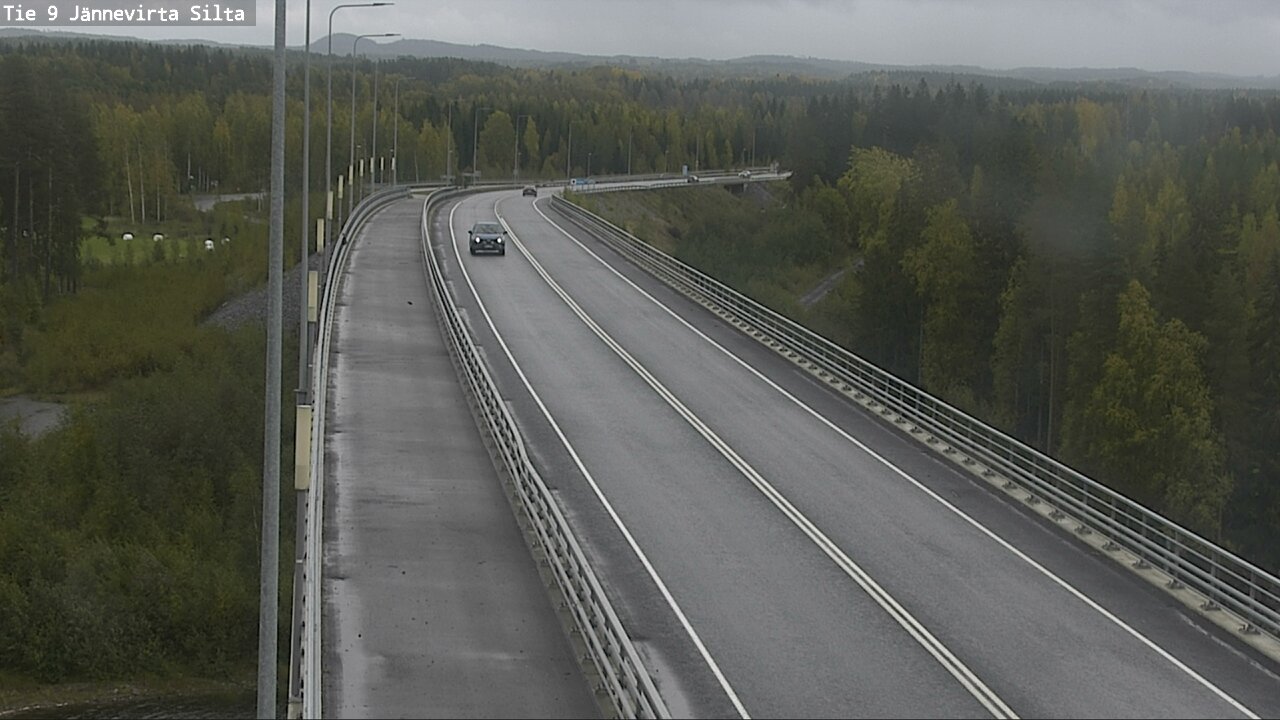 Weather Camera Image Road 9 Kuopio, Jännevirran silta, Kuopio, Pohjois-Savo