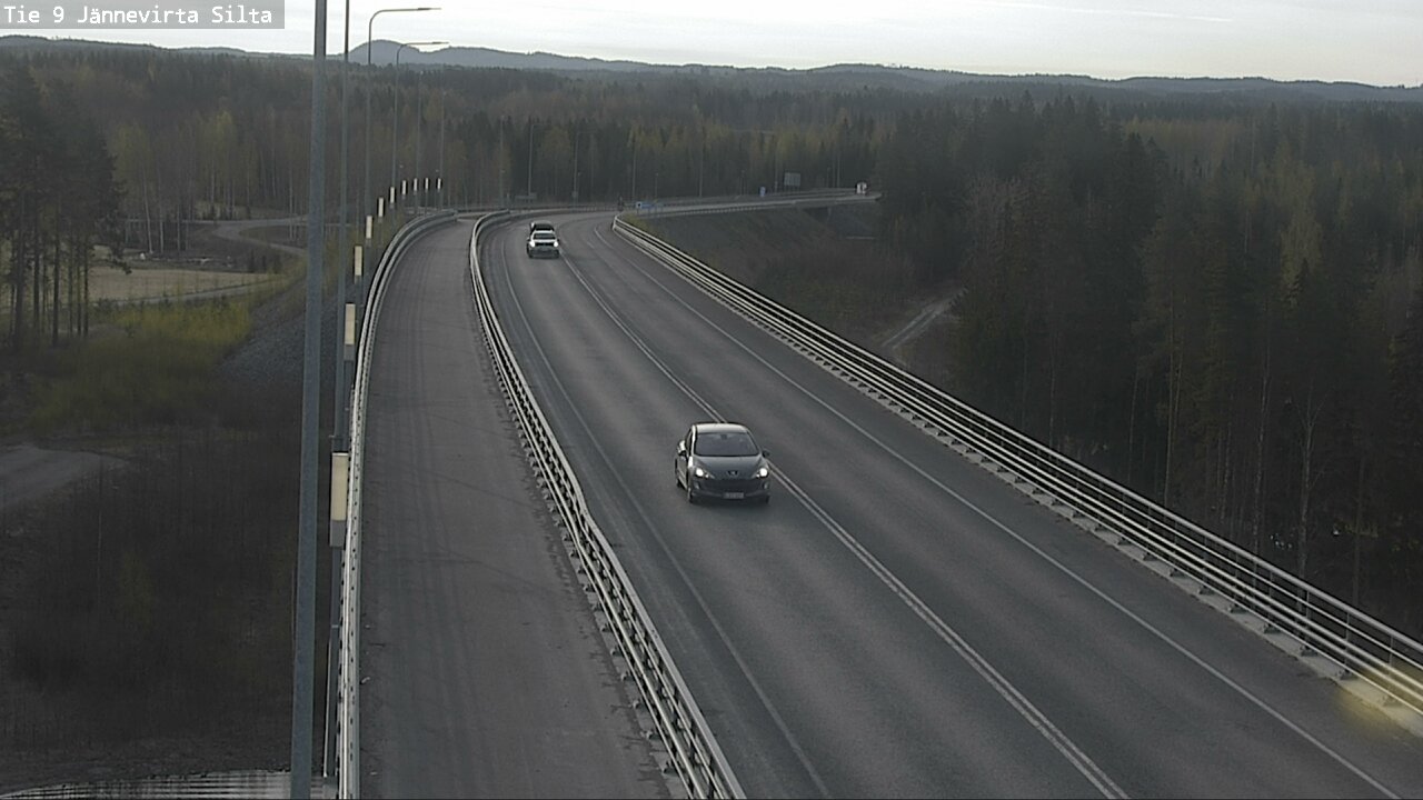 Weather Camera Image Väg 9 Kuopio, Jännevirran silta, Kuopio, Pohjois-Savo