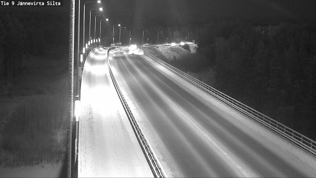Weather Camera Image Väg 9 Kuopio, Jännevirran silta, Kuopio, Pohjois-Savo