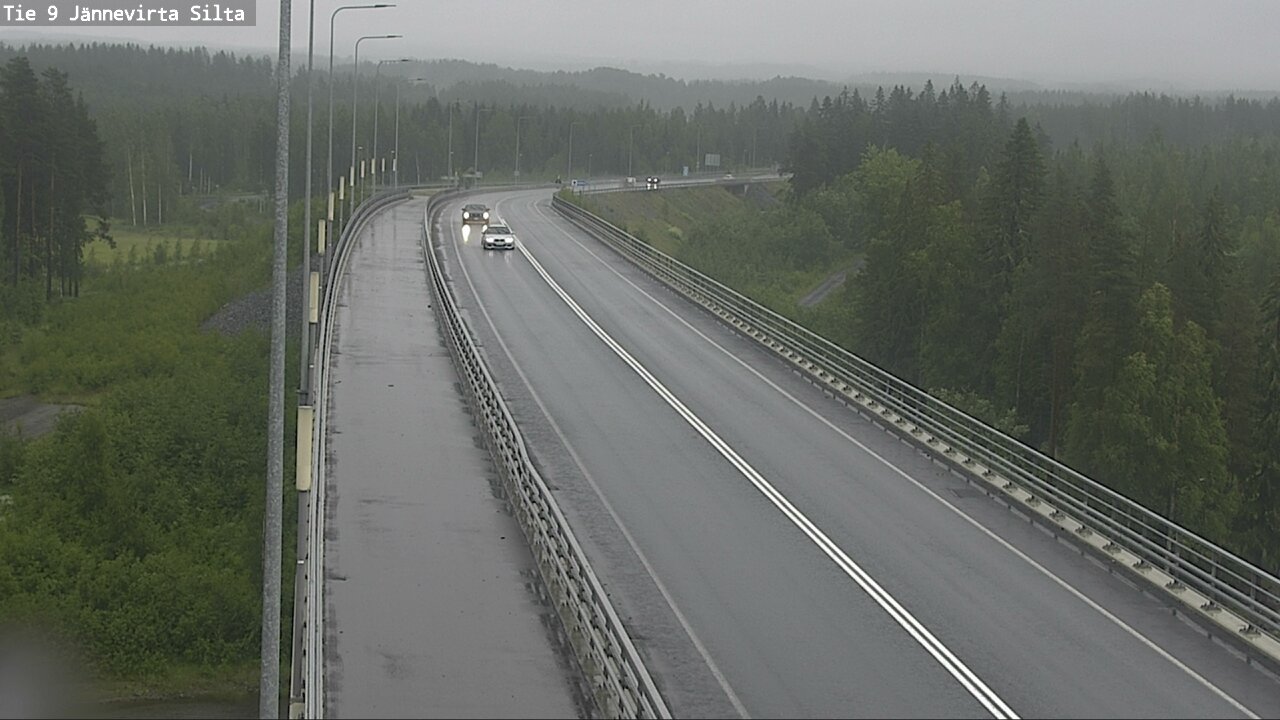 Weather Camera Image Väg 9 Kuopio, Jännevirran silta, Kuopio, Pohjois-Savo