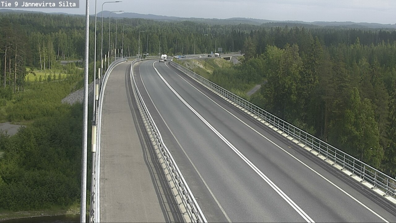 Kelikamerat Kuva Tie 9 Kuopio, Jännevirran silta, Kuopio, Pohjois-Savo