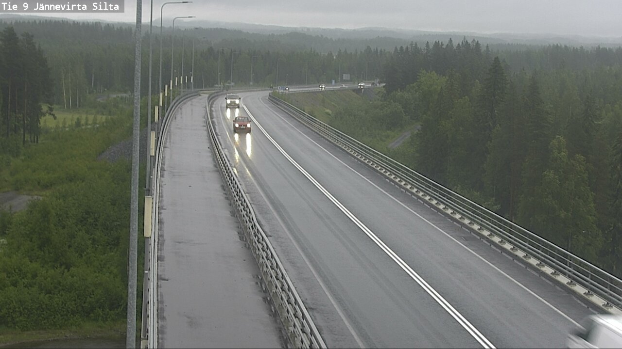 Weather Camera Image Road 9 Kuopio, Jännevirran silta, Kuopio, Pohjois-Savo