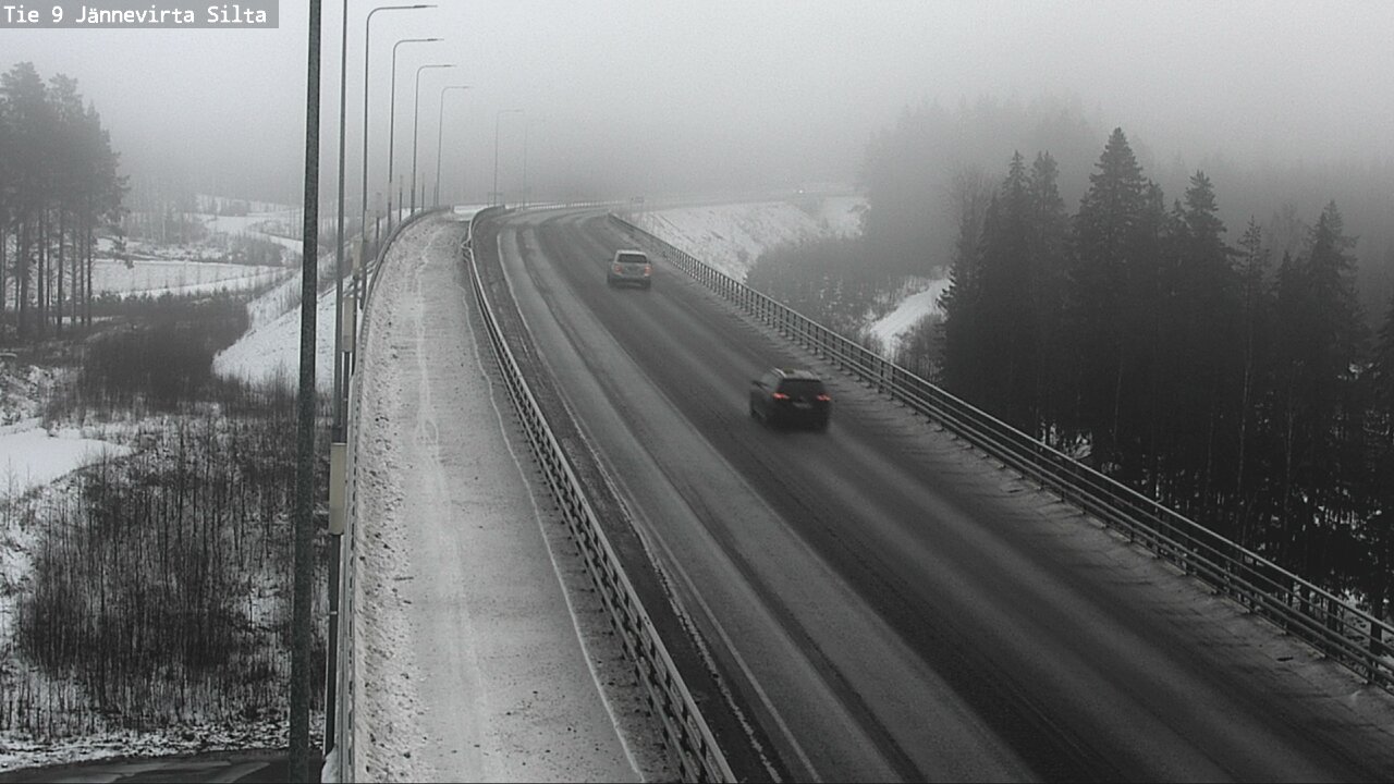 Weather Camera Image Road 9 Kuopio, Jännevirran silta, Kuopio, Pohjois-Savo