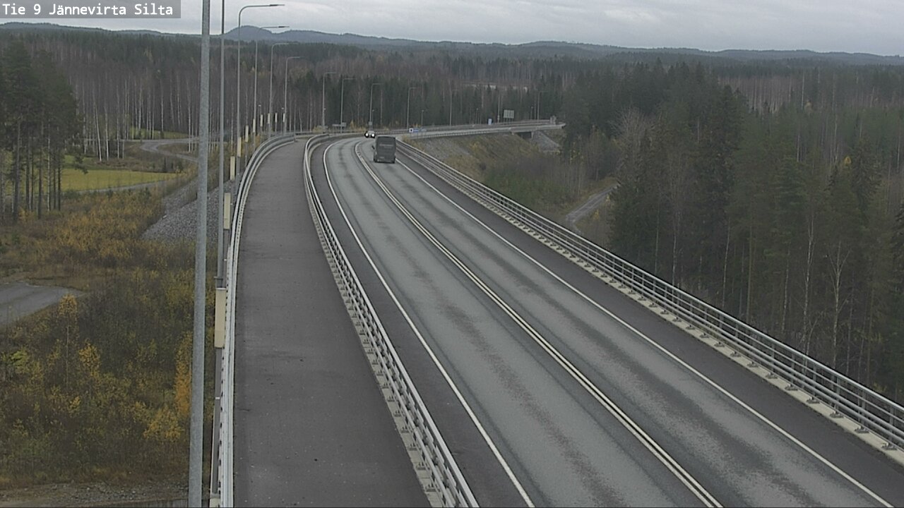 Weather Camera Image Väg 9 Kuopio, Jännevirran silta, Kuopio, Pohjois-Savo