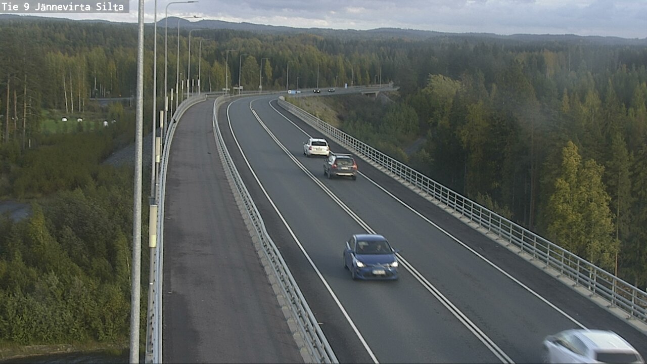 Weather Camera Image Road 9 Kuopio, Jännevirran silta, Kuopio, Pohjois-Savo