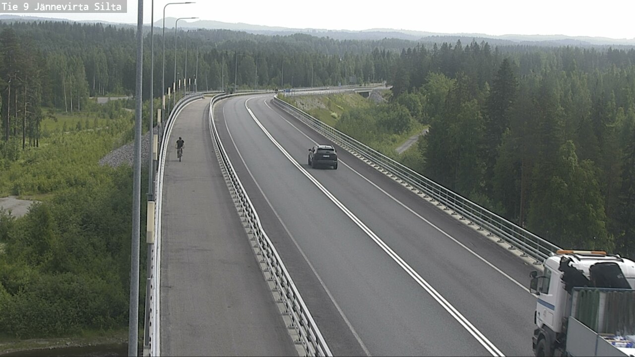 Kelikamerat Kuva Tie 9 Kuopio, Jännevirran silta, Kuopio, Pohjois-Savo