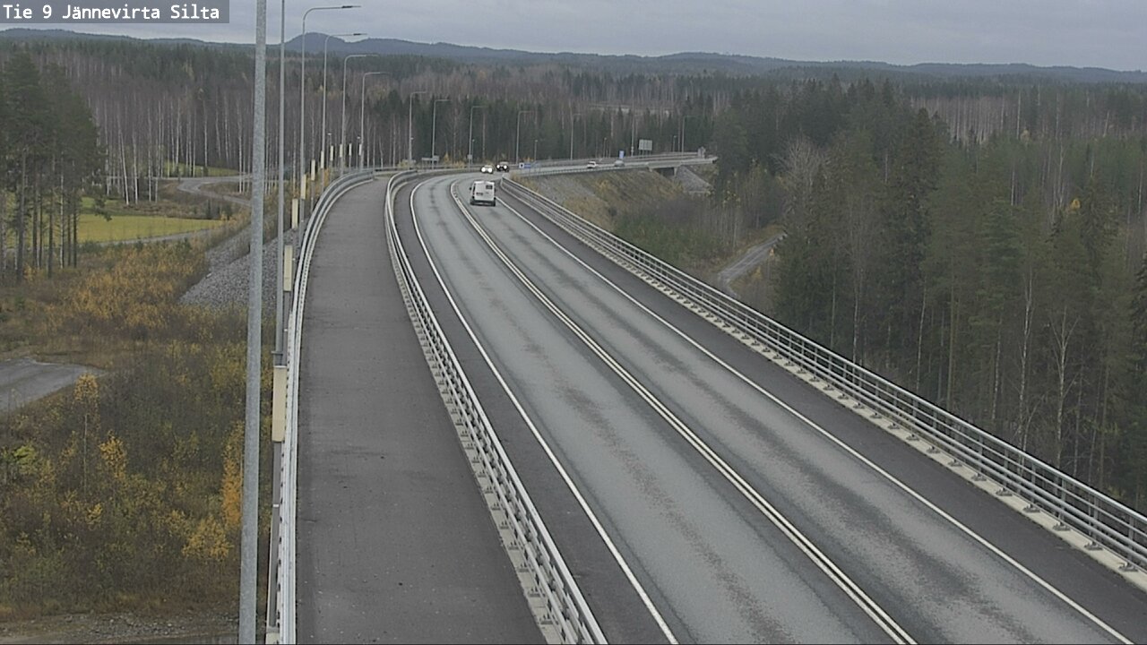 Weather Camera Image Väg 9 Kuopio, Jännevirran silta, Kuopio, Pohjois-Savo