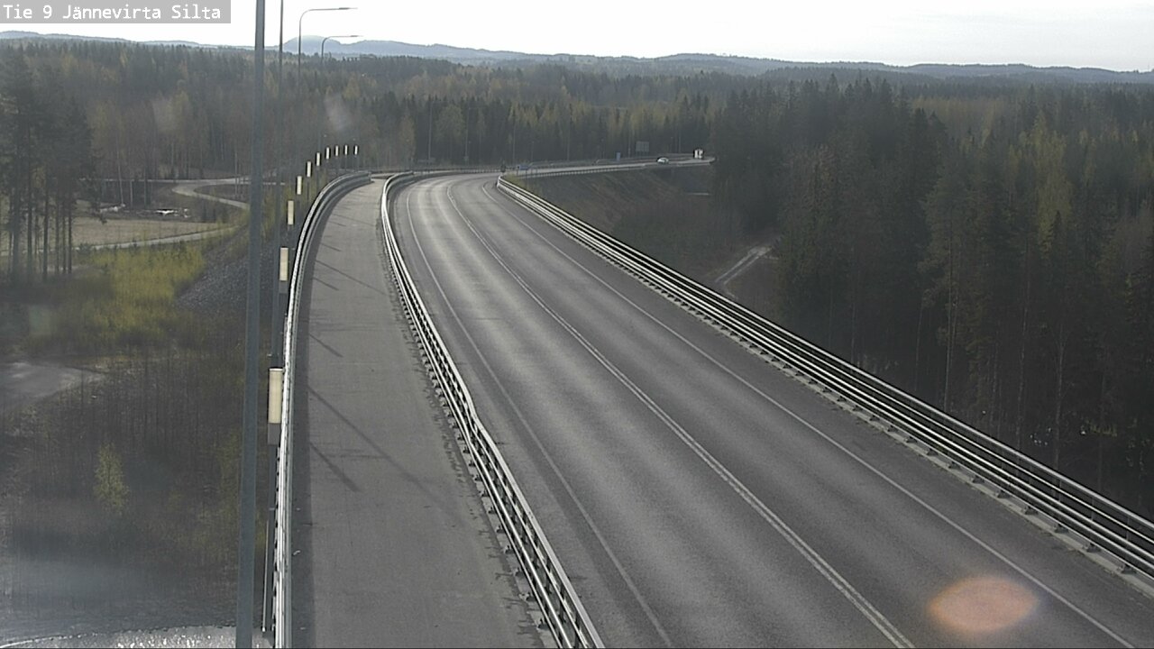 Weather Camera Image Väg 9 Kuopio, Jännevirran silta, Kuopio, Pohjois-Savo