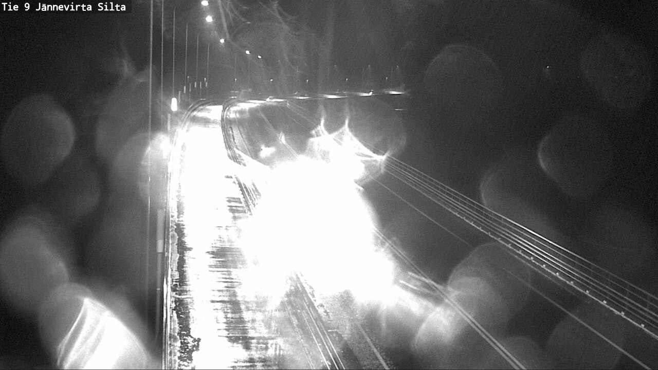 Weather Camera Image Väg 9 Kuopio, Jännevirran silta, Kuopio, Pohjois-Savo