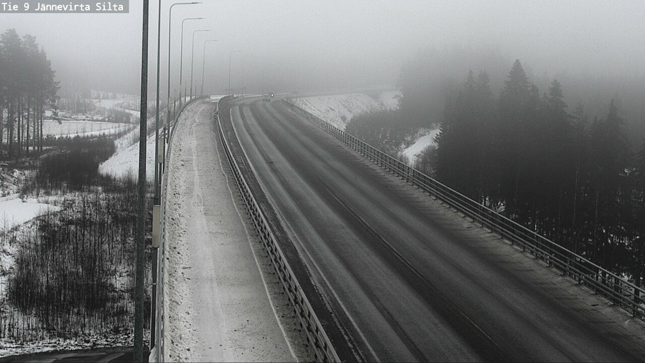 Weather Camera Image Road 9 Kuopio, Jännevirran silta, Kuopio, Pohjois-Savo