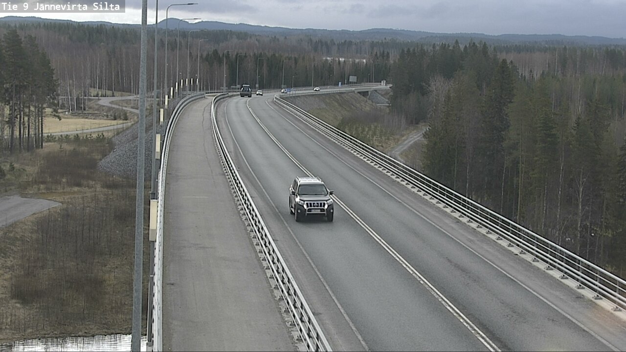 Weather Camera Image Väg 9 Kuopio, Jännevirran silta, Kuopio, Pohjois-Savo
