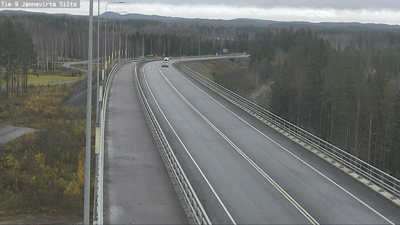 Weather Camera Image Väg 9 Kuopio, Jännevirran silta, Kuopio, Pohjois-Savo