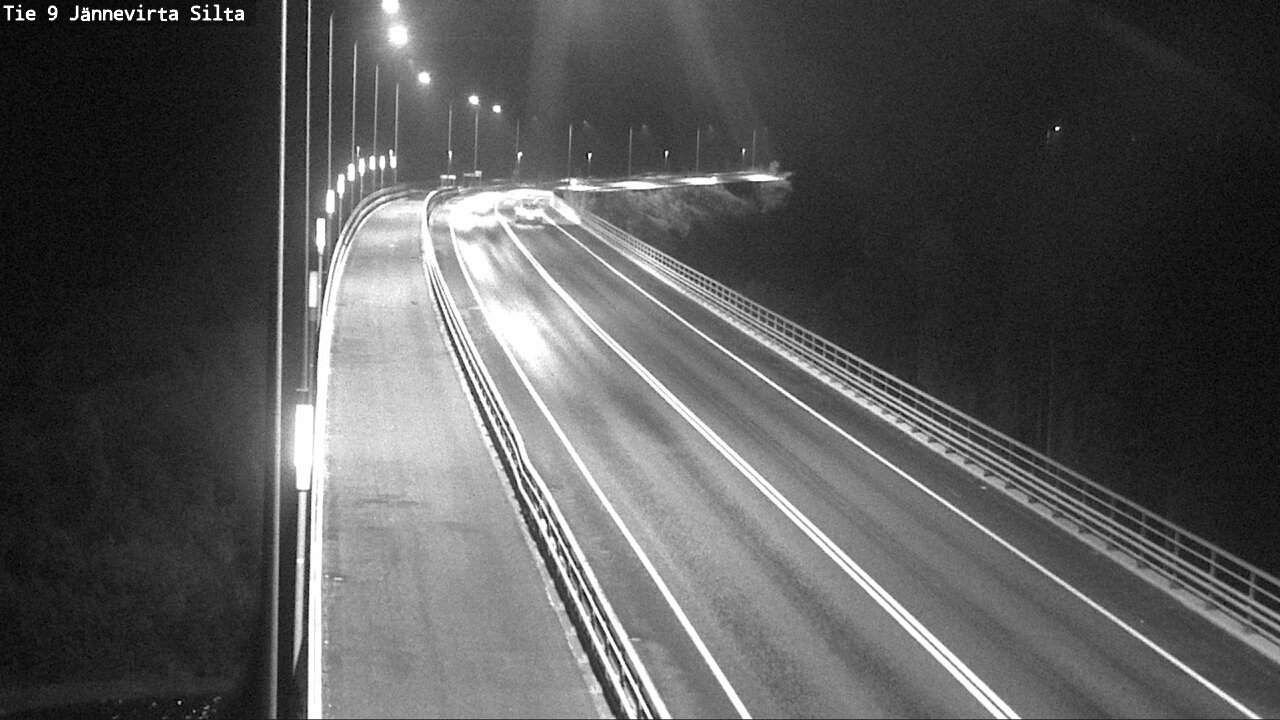Weather Camera Image Road 9 Kuopio, Jännevirran silta, Kuopio, Pohjois-Savo