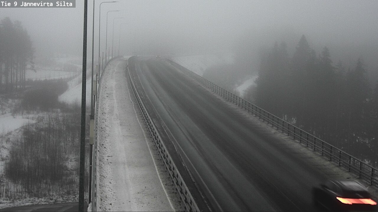 Weather Camera Image Road 9 Kuopio, Jännevirran silta, Kuopio, Pohjois-Savo