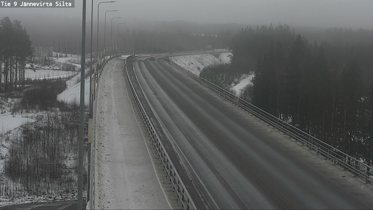 Weather Camera Image Road 9 Kuopio, Jännevirran silta, Kuopio, Pohjois-Savo
