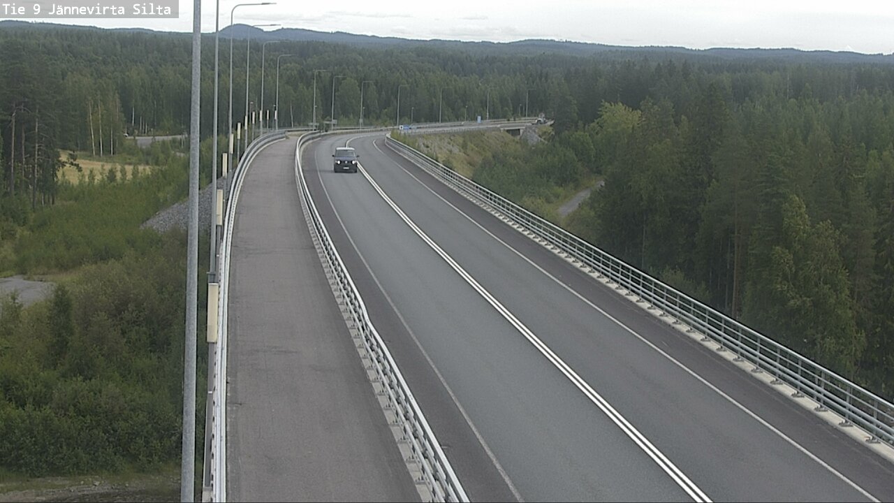 Weather Camera Image Road 9 Kuopio, Jännevirran silta, Kuopio, Pohjois-Savo