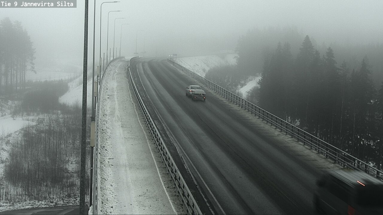 Weather Camera Image Road 9 Kuopio, Jännevirran silta, Kuopio, Pohjois-Savo
