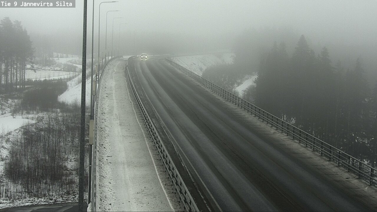 Weather Camera Image Road 9 Kuopio, Jännevirran silta, Kuopio, Pohjois-Savo