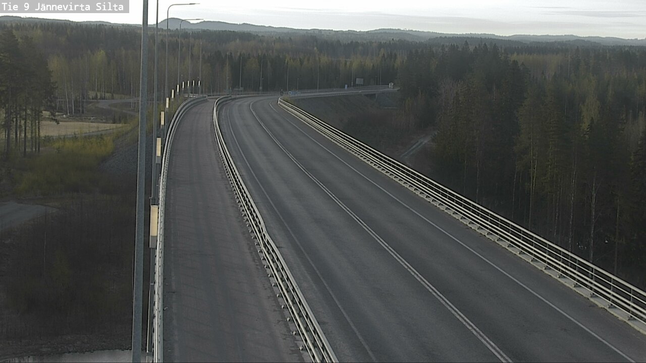 Weather Camera Image Väg 9 Kuopio, Jännevirran silta, Kuopio, Pohjois-Savo