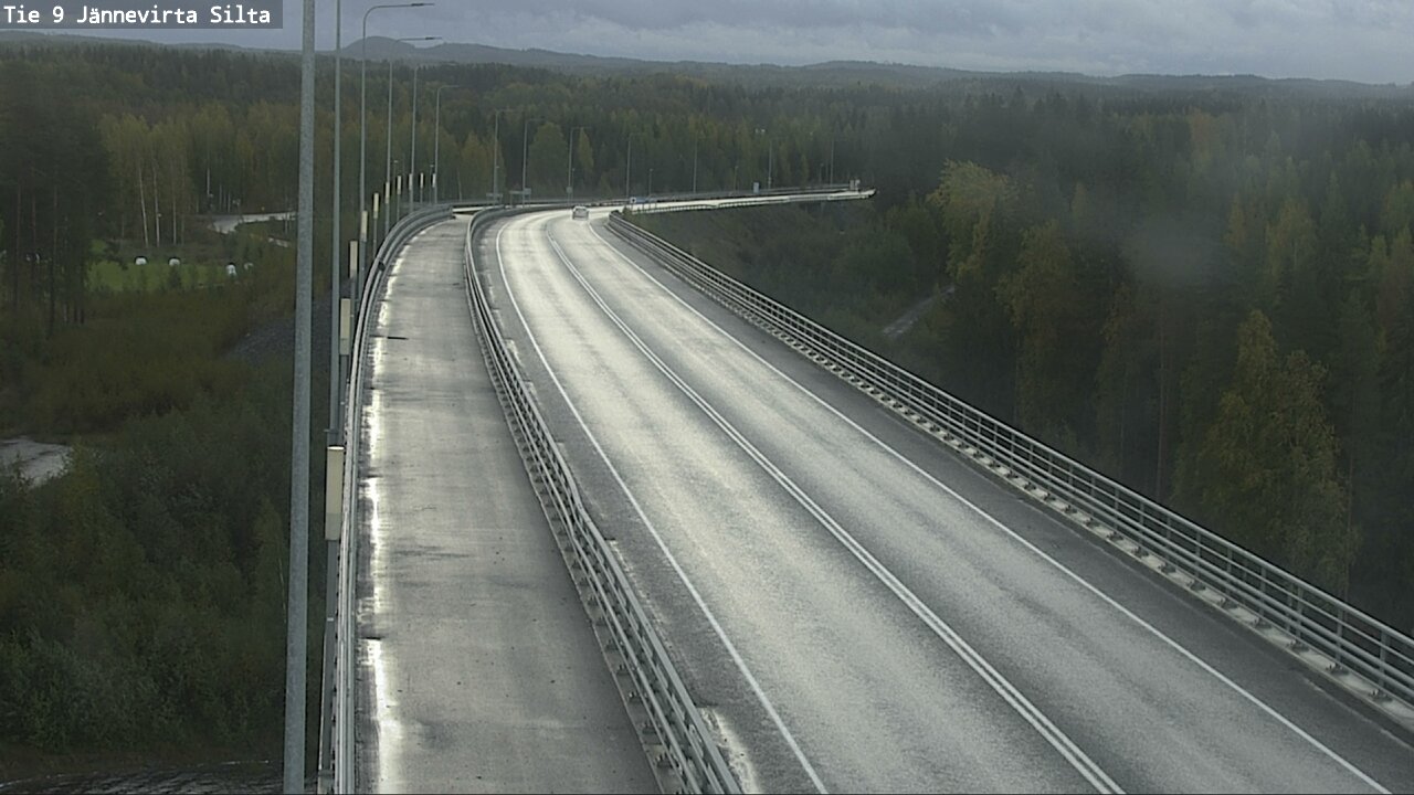 Weather Camera Image Road 9 Kuopio, Jännevirran silta, Kuopio, Pohjois-Savo