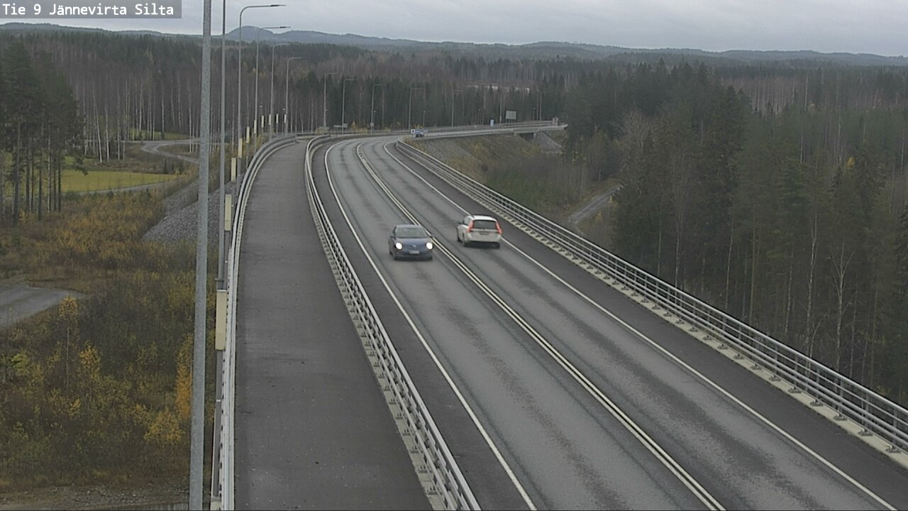 Weather Camera Image Väg 9 Kuopio, Jännevirran silta, Kuopio, Pohjois-Savo