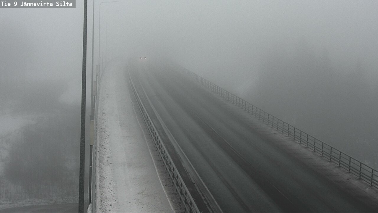 Weather Camera Image Road 9 Kuopio, Jännevirran silta, Kuopio, Pohjois-Savo