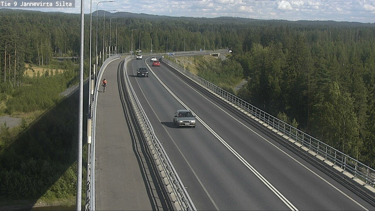 Kelikamerat Kuva Tie 9 Kuopio, Jännevirran silta, Kuopio, Pohjois-Savo