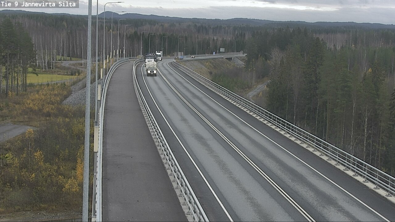 Weather Camera Image Väg 9 Kuopio, Jännevirran silta, Kuopio, Pohjois-Savo