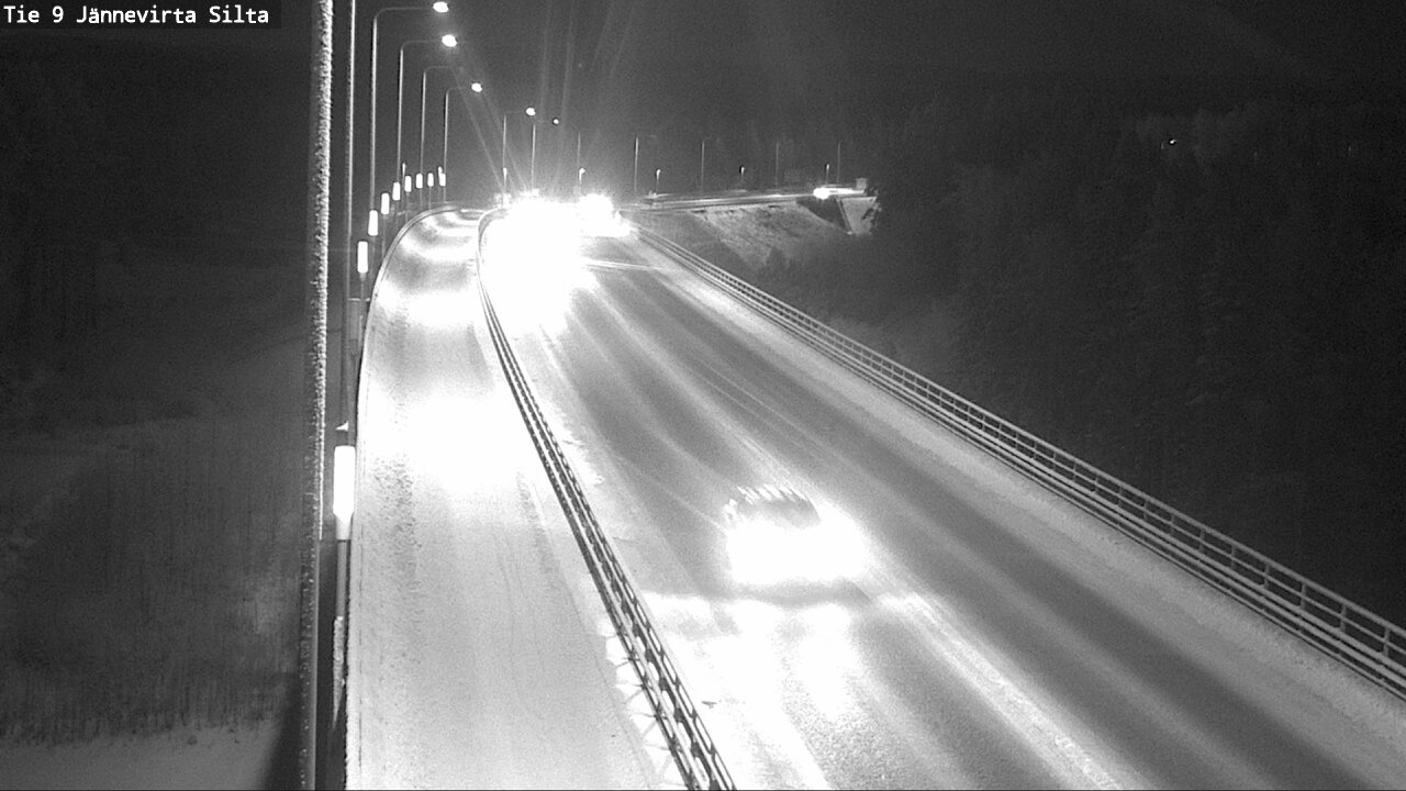 Weather Camera Image Väg 9 Kuopio, Jännevirran silta, Kuopio, Pohjois-Savo